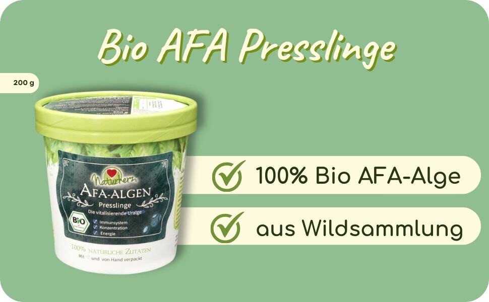 Naturherz Bio AFA Presslinge