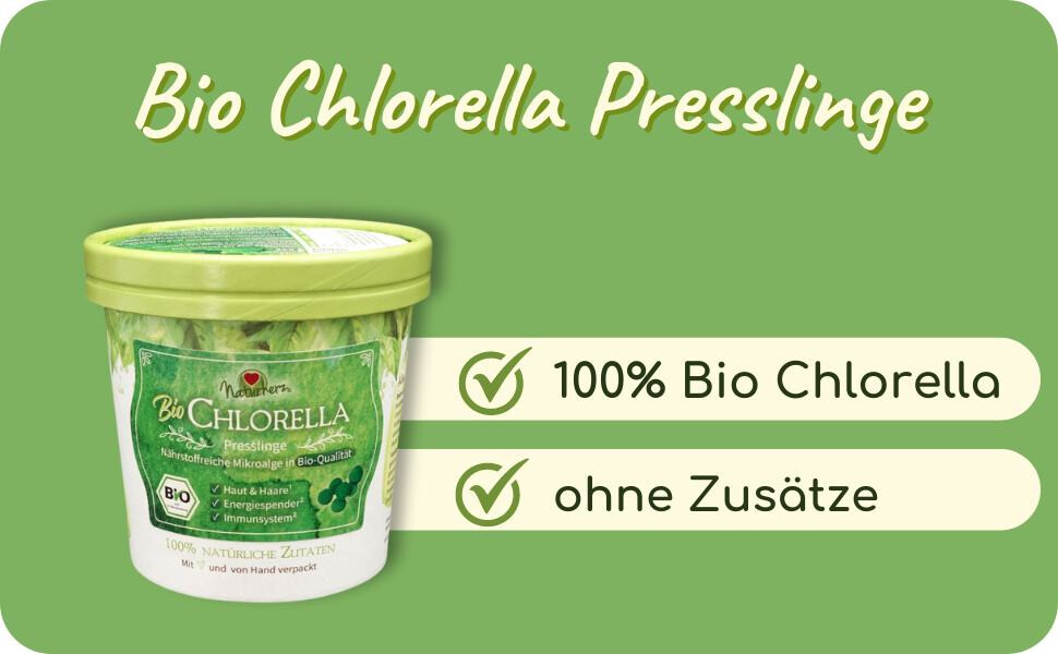Naturherz Bio Chlorella Presslinge