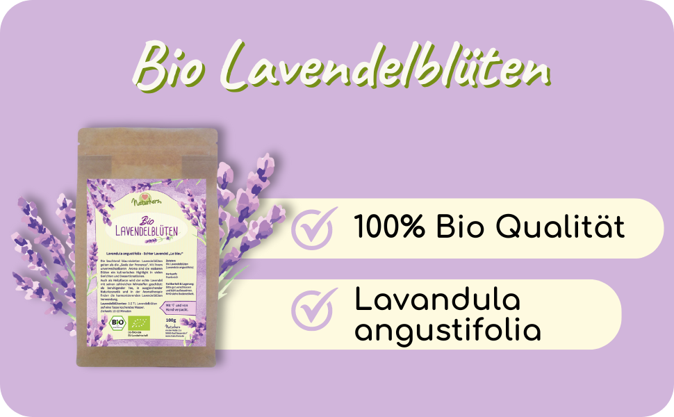 Naturherz Bio Lavendelblüten