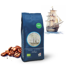 Segel-Kaffee Bio, ganze Bohnen | 100% Arabica aus Nicaragua 250 g