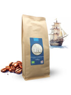 Segel-Kaffee Bio, ganze Bohnen | 100% Arabica aus Nicaragua 1000 g